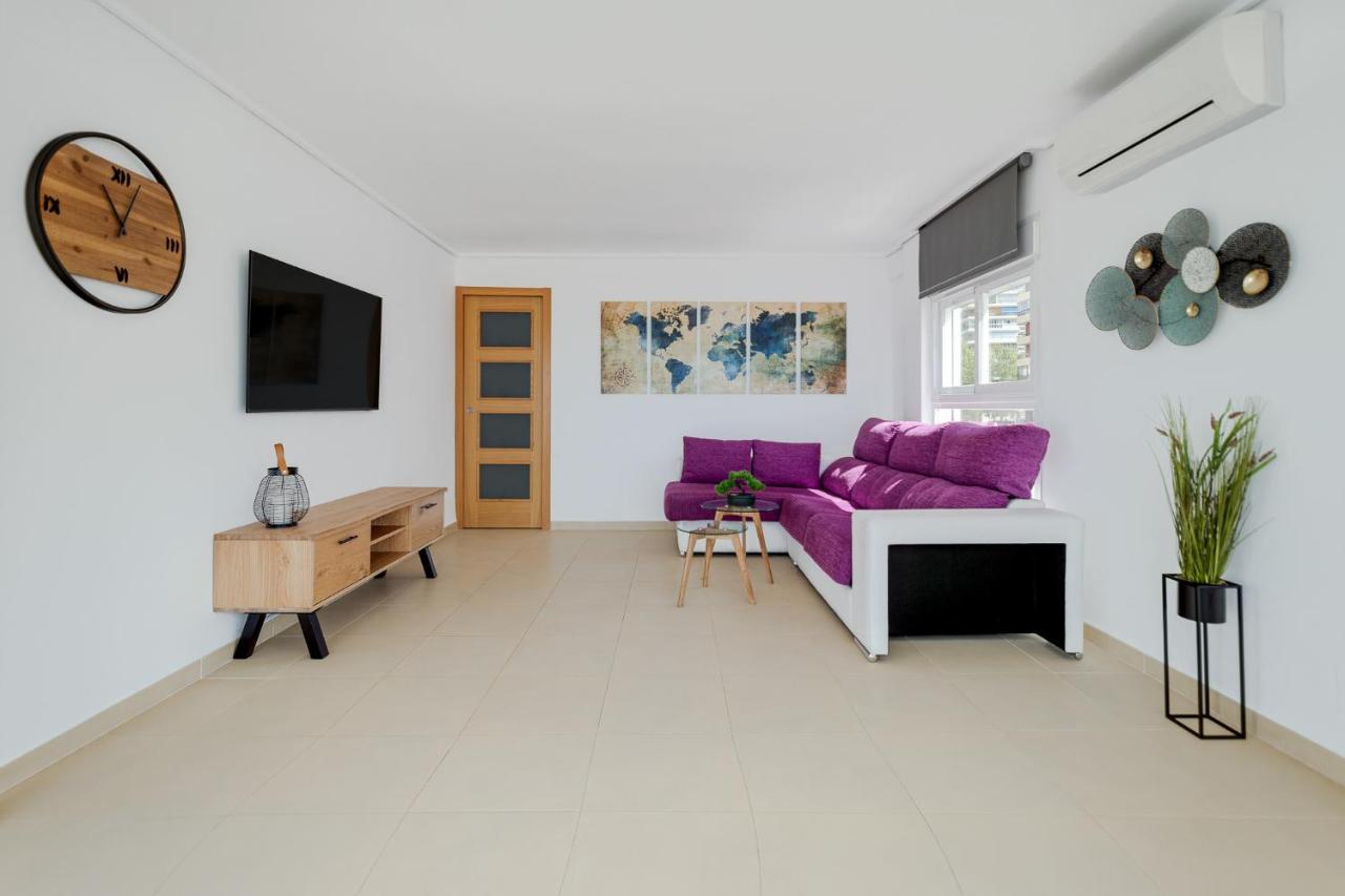 Sun Sand And Luxury Seafront Apartment Veracruz Levante Benidorm Luaran gambar